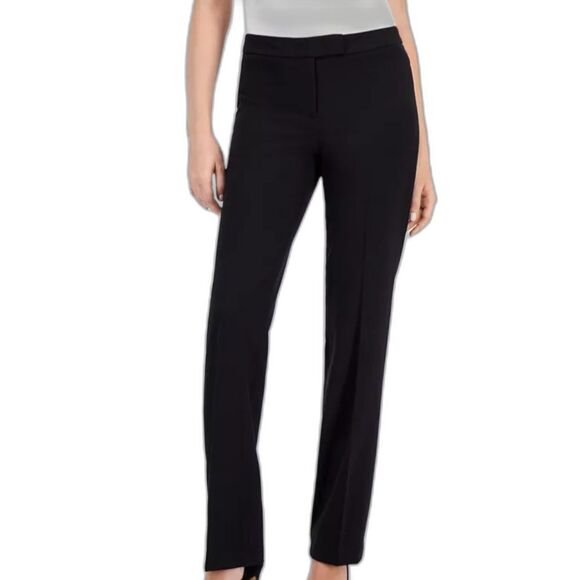 Anne Klein Black Straight Leg Dress Pants Women's Size 16 NWT - Picture 1 of 13